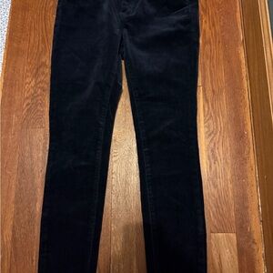 Pilcro (Anthropologie) Women's Dark Navy Skinny Stretchy Corduroy Pants Size 26